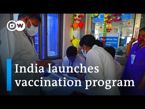 India starts vaccinating its 1.3 billion people against COVID - DW News