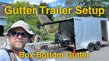 🚛 ULTIMATE Gutter Trailer Setup: Box Bottom Secrets Revealed! | Mobile Workshop Tour 2024