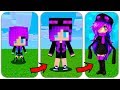 MINECRAFT EVOLUTION: ENDERMAN GIRL TRANSFORMATION