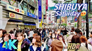 [4K HDR] Shibuya Walk  Beautiful Saturday| Ep. 27 |  Sat, April 27, 2024  [Tokyo Walk]