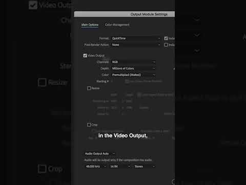 How to Export Transparent Background Videos in Adobe After Effects CC