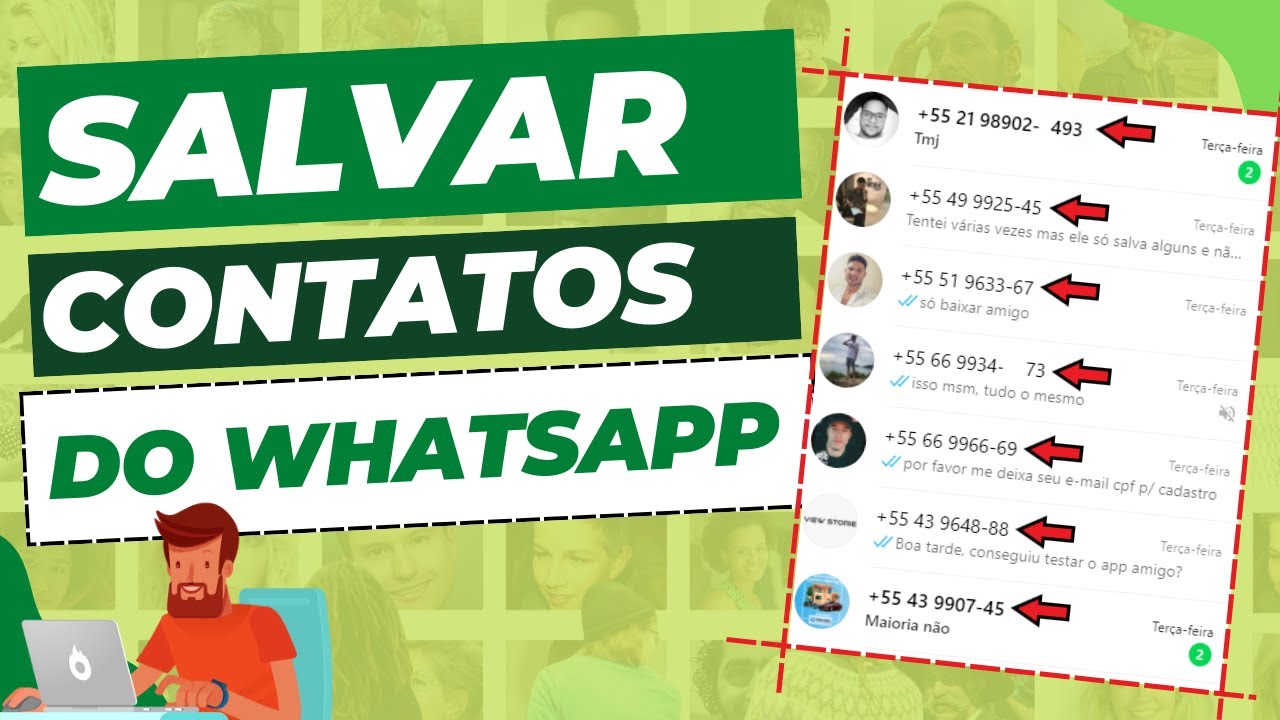 Como Salvar Todos Contatos Do Seu WhatsApp Para Excel [ATUALIZADO 2025]