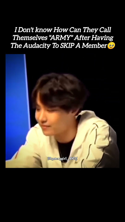 They having the audacity to call themselves ARMY After skipping our Jhope and V🥺#bts#mysterygirl_bts