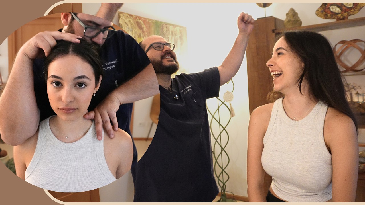 Young Volleyball Girl got a KNOTS RELEASE of the Cervical, Shoulder and Tongue: Full Body Adjustment