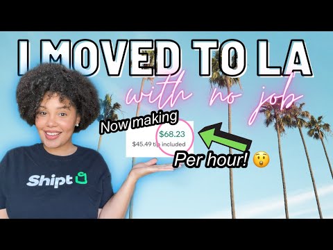 I MOVED TO Los Angeles WITH NO JOB | TIPS: 4 WAYS To Make Money With Your CAR! Shipt, Uber,Postmates