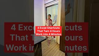 🔥 4 Excel Shortcuts That Turn 4 Hours Work into 4 Minutes 😱
