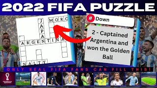 Can You Solve This 2022 FIFA World Cup Puzzle Only Real Football Fans Can Do It
