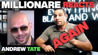 MILLIONAIRE Reacts to Andrew Tate AGAIN
