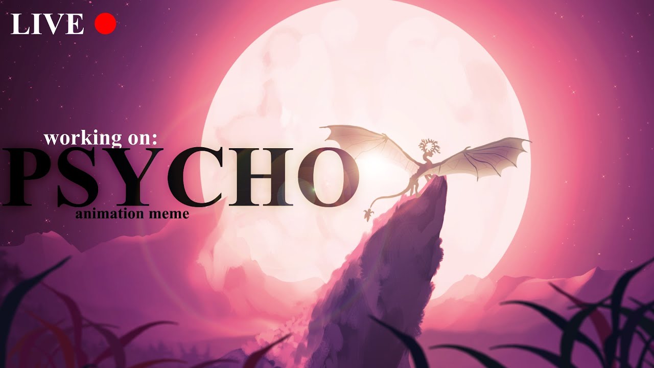 Working on the psycho animation meme!! youtube chat is broken