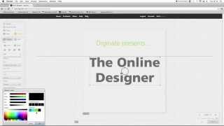 Diginate Online Designer tutorial: Using text