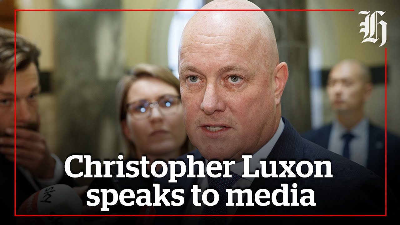 PM Chris Luxon speaks to media - YouTube