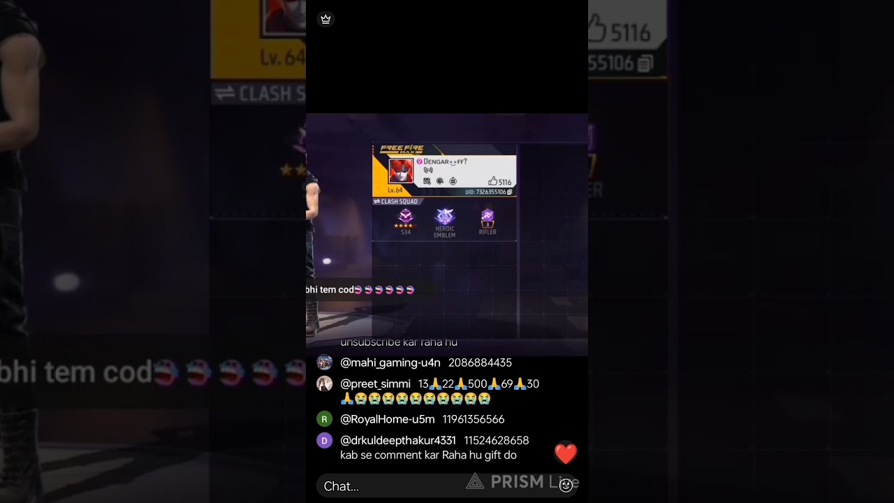 FREE FIRE 😎🔥 KA V BATCH PLAYER ID CHECK KAREN TAB 