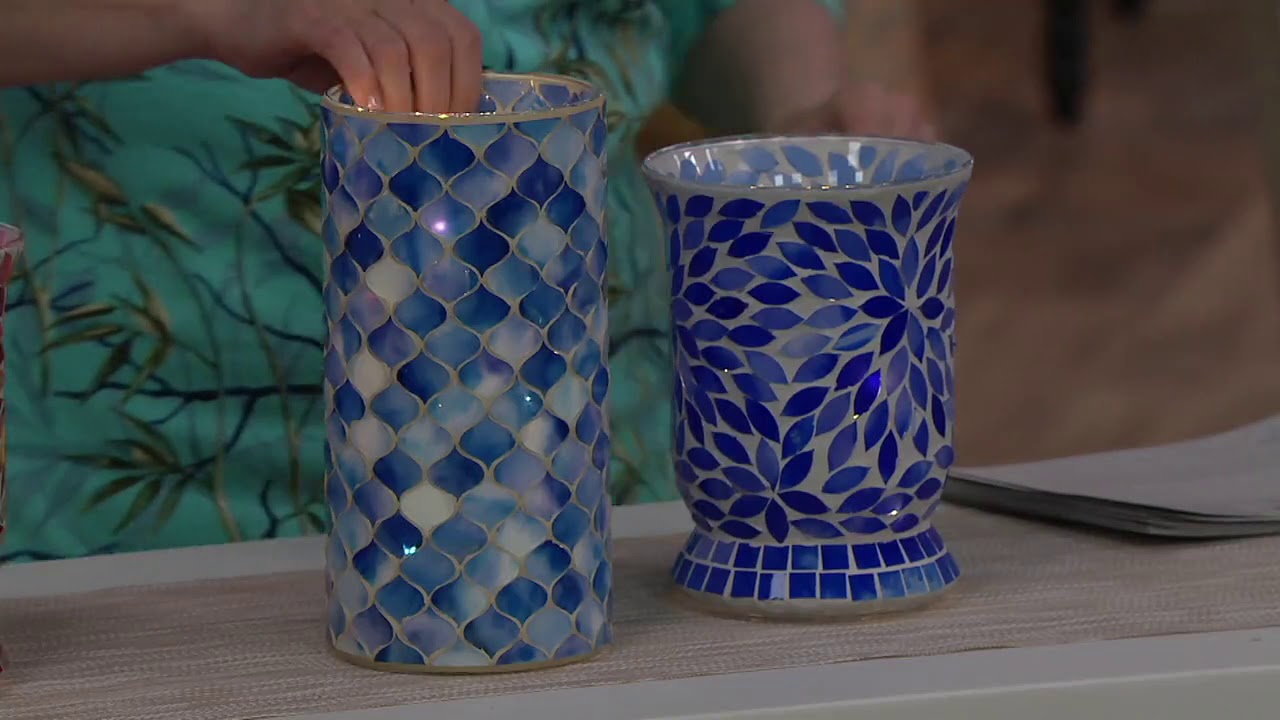 8" Mosaic Hurricane with Microlights by Valerie on QVC YouTube