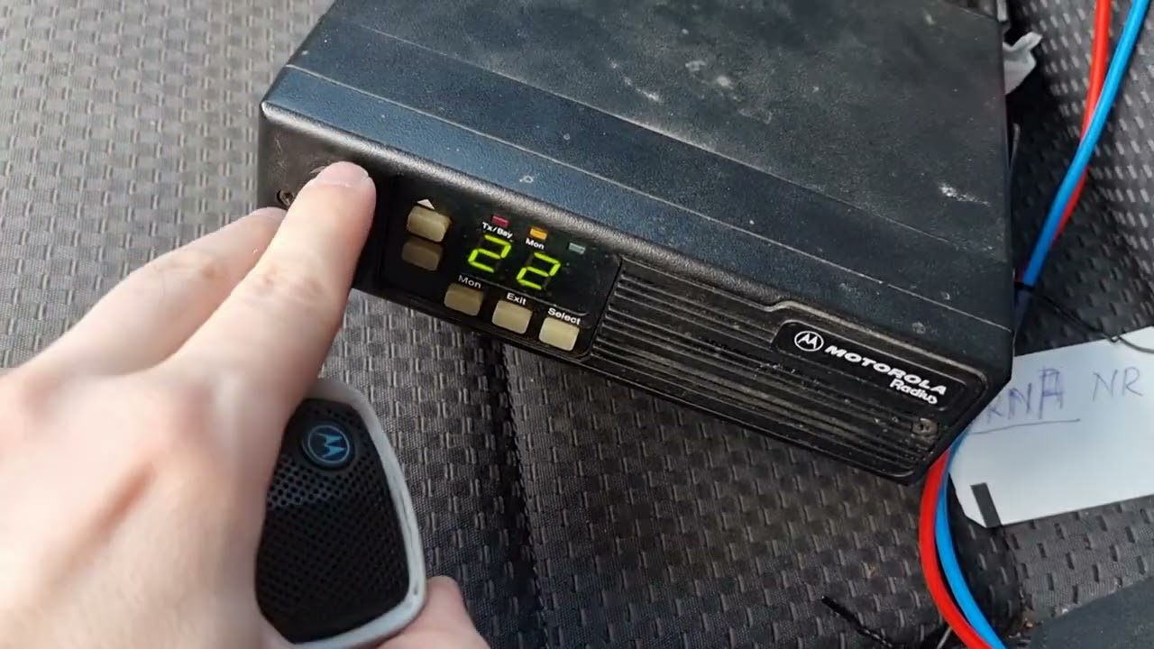 Motorola Radius test ch22 CB 27mhz