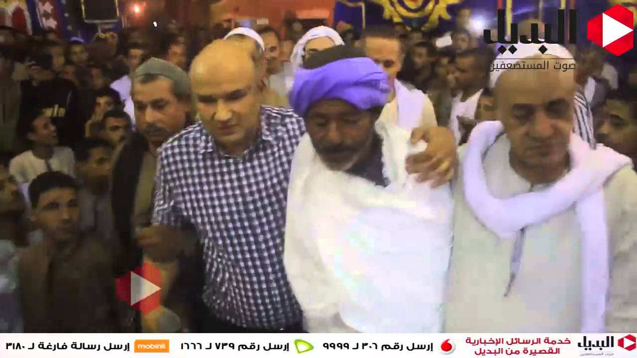 جلسة صلح بين عائلتين بقرية قسم العروس بالمنيا