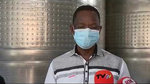 Frelimo General Secretary recent visit to the Wine Industry in Dodoma Capital City in Tanzania