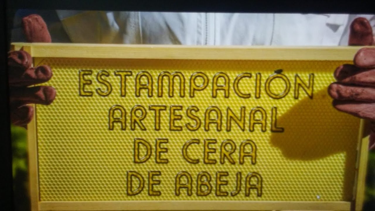 ESTAMPACION ARTESANAL DE CERA DE ABEJA. 1ª  PARTE