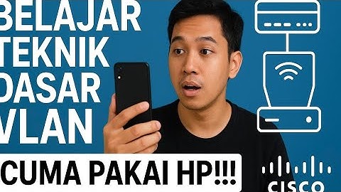 Belajar VLAN Cuma Pakai HP Emang Bisa?! 😲”#cisco #belajar 