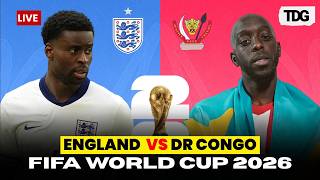 WATCH FIFA WORLD CUP 2026 | England vs Dr Congo | England Face DR Congo Showdown | LIVE
