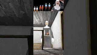 Neighbor Granny Grandpa vs Ladybug Evil Nun || Funny Trolling Twins Granny's game apk 👊😲 #shorts screenshot 1