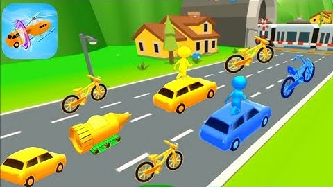 Shape Shifting All Levels Gameplay Walkthrough Car Halicaptor Motorcycle Cycle Racing Game🏁🚲✌️