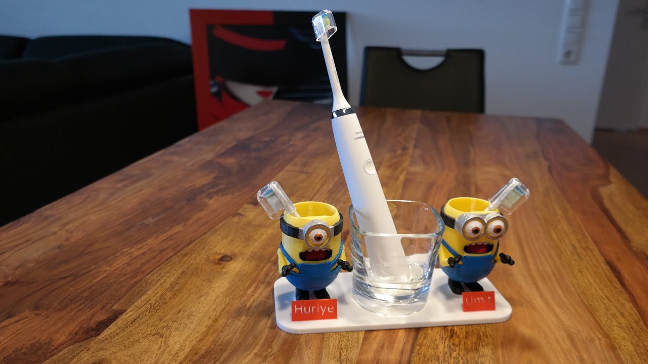 Zahnbürstenständer Minions - German RepRap - 3D Druck - 3D ...