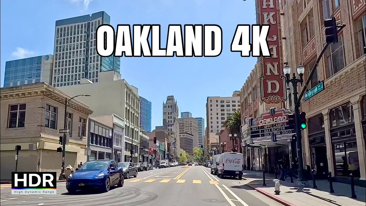 4K Oakland Driving Tour Uptown, Downtown, West Oakland, Lake Merritt || Oakland, California