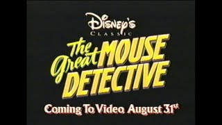 The Great Mouse Detective - 1999 VHS Trailer #2