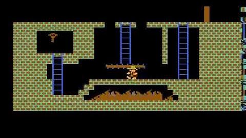 Montezuma`s Revenge with Fine Scrolling [Atari 8 bit]