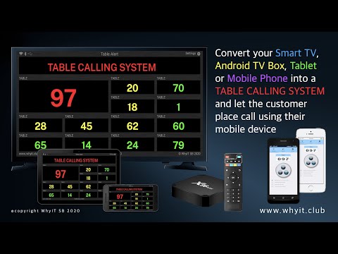 Table Calling System - TCS