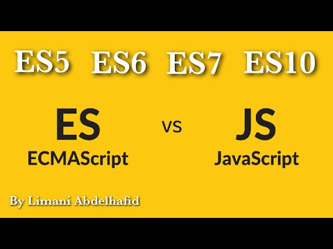 فيديو: هل ecmascript لغة؟