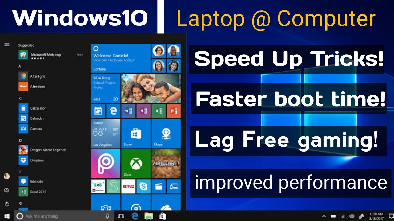 How to Speed Up Your Windows 10 Performance ( best settings ) - YouTube
