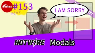 Ruby on Rails #153 Refactoring Hotwire Modals