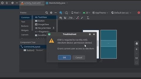 How to Fix KVM Permission Denied for Android Studio on Ubuntu 18 04 LTS