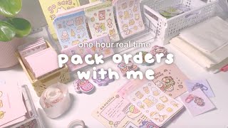 asmr packing orders real time // small business, relaxing music