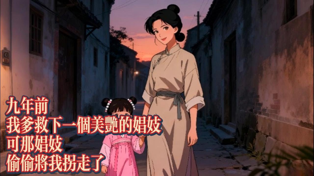 九年前，我爹救下一個美豔的娼妓，可那娼妓偷偷將我拐走了｜恐怖動漫｜懸疑動漫｜虐心動漫