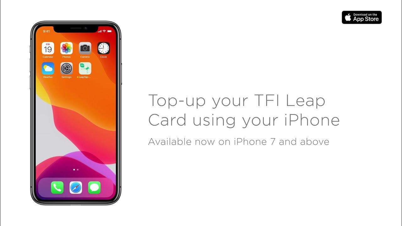 How to scan and topup your TFI Leap Card with the new Leap TopUp App for iPhone YouTube