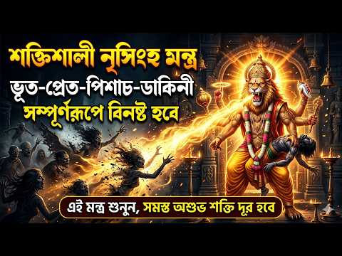 শক্তিশালী নৃসিংহ মন্ত্র | ভূত-প্রেত, পিশাচ ও ডাকিনীর আবেশ থেকে মুক্তি | Remove Negative Energy
