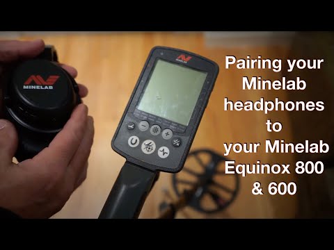 Headphone Pairing for the Minelab Equinox 800 & 600.