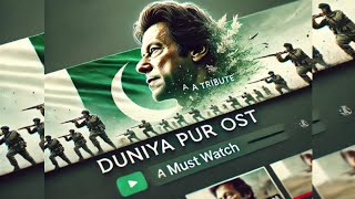 A Tribute To Imran Khan Duniya Pur Ost Edit Imran Ahmed Khan Niazi Power