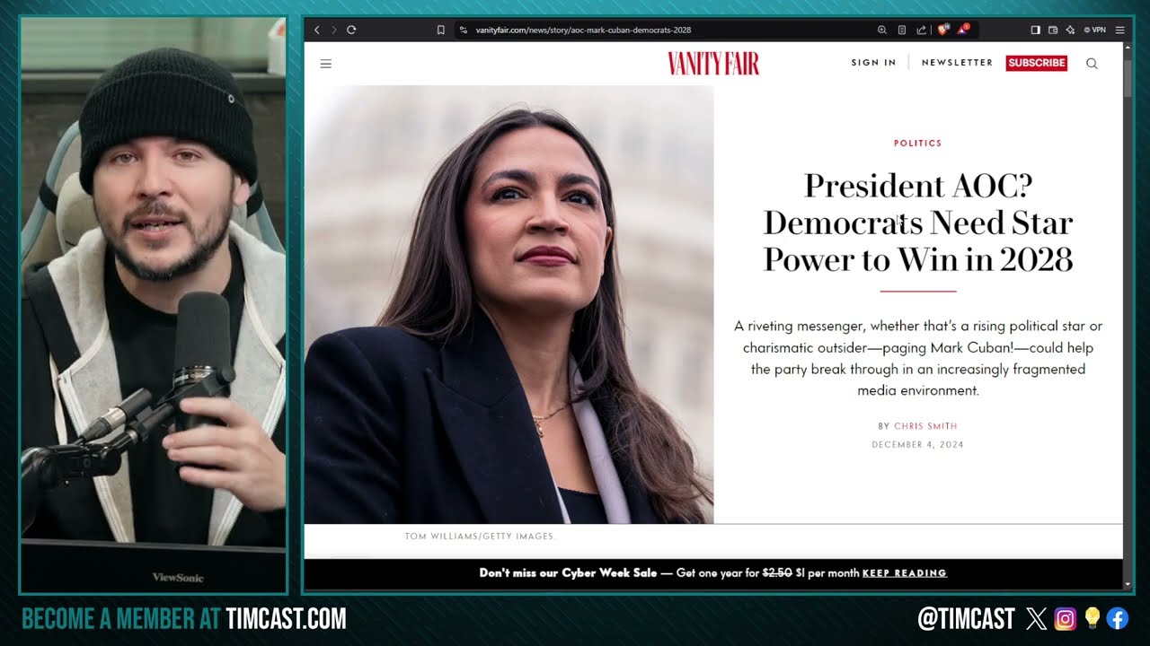 PRESIDENT AOC, Democrat Considers 2028 Run, Fights For Top Democrat Oversight Position In Congress
