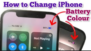 Change Battery iCon colour on any iPhone | iPhone Customisation screenshot 5