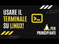 Usare il terminale su linux comandi base per principianti 