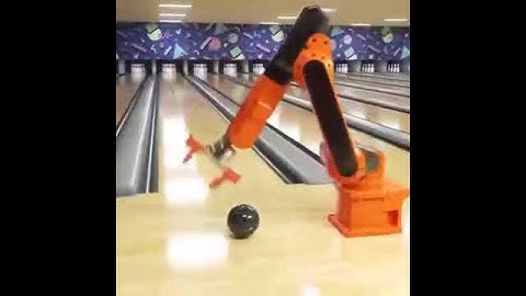 Robot bowling!