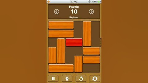 Unblock Me beginer Orginal puzzle 10