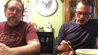 Fart From Dad, Eating Gaseous Foods In Preparation For Next Competition Between Father And Son