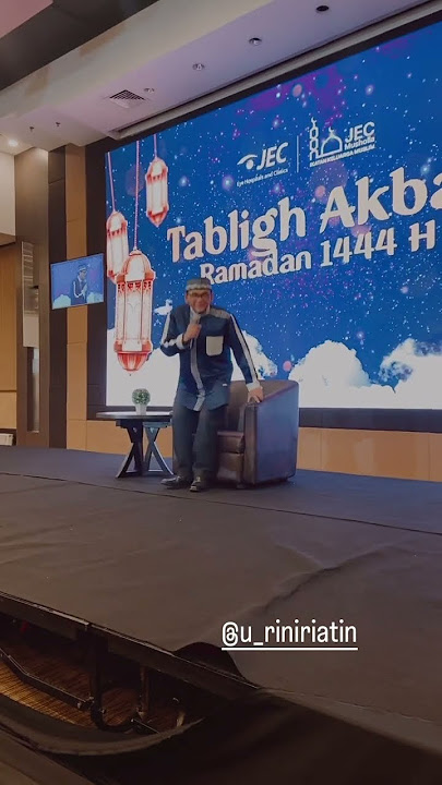 Tabligh Akbar RS Mata JEC bersama Ust Subki Al-Bughury