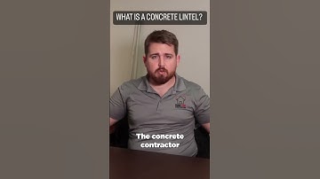 WHAT IS A CONCRETE LINTEL? TAMPA GENERAL CONTRACTOR ANSWERS!
