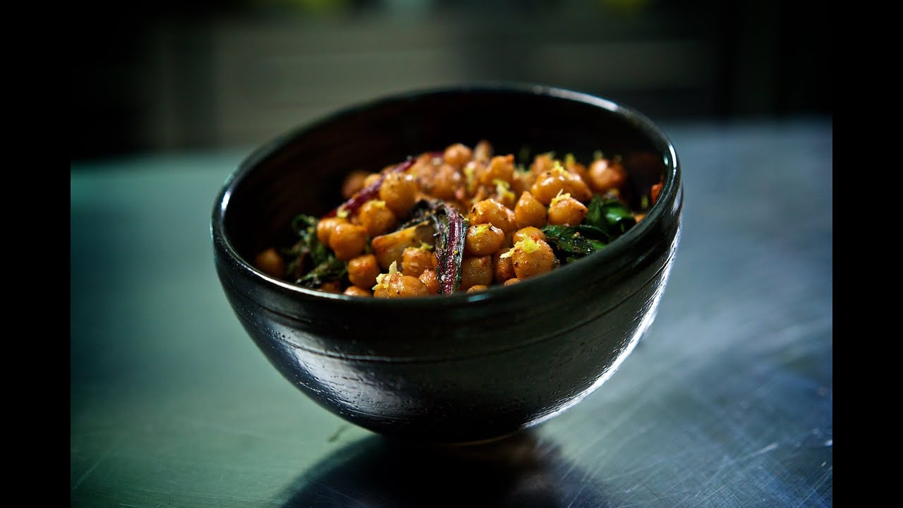 Lovely Chickpeas and Chard - Frankie Cooks