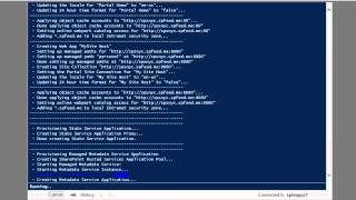 Step 4. Configure the SharePoint 2013 farm using AutoSPInstaller in PSWA